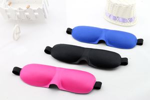 DHL Bezpłatne 3d Maska Sleep Szybki Sleeping Eye Mask Osłona Eyeshade Shade Patch Kobiety Mężczyźni Miękkie Przenośne Opaski Podróży Slaapmasker