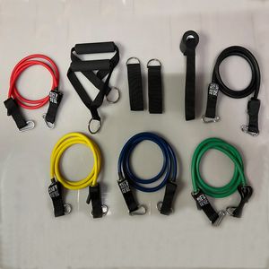 Band-3 100% Латекс Stretch Training Expander Tubes Пилатес Фитнес Gum Elastic тросовые Equipment11pcs / комплект Bands Crossfit сопротивления Set