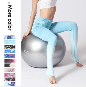 Professional Yoga Apparel Fitness Trousers Slim Bottom Pants Yoga Trousers Female Printing