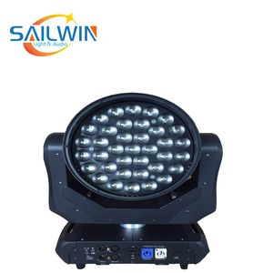 37x15w 4in1 RGBW ZOOM LED Tvätt Moving Utrustning Moving Head Lights med hög kvalitet