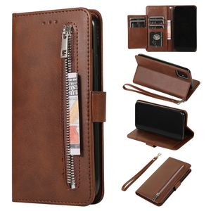 Wholesale galaxy a50 wallet case resale online - Leather Zipper Flip A70 A50 A40 A30 A20 E A10 M10 Wallet Case For Samaung Galaxy S10 S9 S8 Plus S7 Edge Note Phone Cover