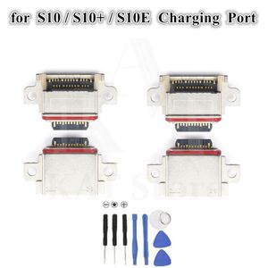 1Pcs Original new for Samsung Galaxy S10E G970 S10 G973 S10+ G975 Charging Port Connector Charger Connector Micro USB Socket Replacement