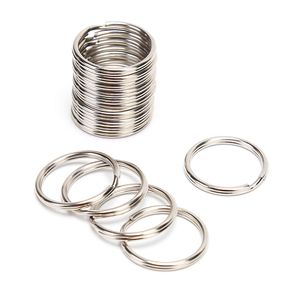 Wholesale stainless steel key split rings for sale - Group buy 100PCS Dia mm Stainless Steel DIY Polished Split Ring Keyrings Key Chain Hoop Loop Key Holder Hot