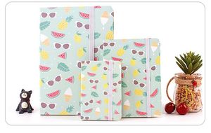 A6 / 14.5 * 10,5 Grube Classic Cute Pisanie Notebook Notebook Hardcover z kieszeni Elastyczne zamknięcie Banded 96 Page