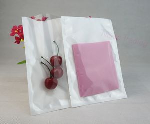 Kostenloser Versand, transparenter, weißer BOPP-Flachbeutel mit Perlenmembran, 100 Stück/Packung, Perlenfolie, Kunststoff-Armband-Verpackungstasche, Zubehörbeutel