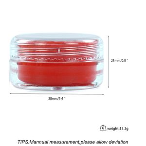 Durchsichtiger Silikonbehälter, 7 ml, Antihaft-Rauchglas, Dab-Wachs-Ölbehälter, tragbar