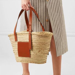 Wholesale straw handbags totes for sale - Group buy Designer Beach Bag Big Straw Totes Bag Handmade Woven Women Travel Handbags Crochet Flower Hand Bags New Summer