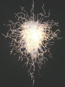 Lampen, Hochzeits-Mittelstück-Stil, mundgeblasenes Klarglas-Pendelleuchten, AC 110 V/240 V, LED-Lichtquelle, Kunst, dekorative chinesische Kronleuchter