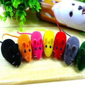 New Little Mouse Toy Noise Sound Squeak Rat Playing Gift For Kitten Cat Play Toy Pet Toys Rubber Plush Mouse Toys Wholesale DBC BH2918