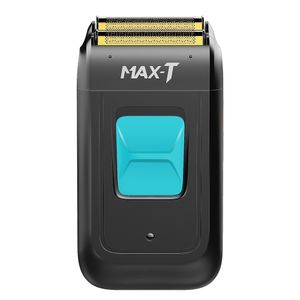 Max-T 1002 barbeador elétrico para homens lâmina dupla à prova d'água, barbeiro de barbear de barbear de barbear sem fio sem fio