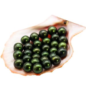 Nuovissima collana di perle sciolte rotonde di acqua dolce naturale di alta qualità 6-7mm Quarzo verde gioielli di perle fai da te