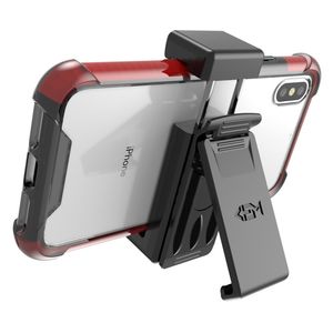 Universeller Gürtelclip, 360 drehbarer Telefonhalter, Taillenhalterungen für iPhone 13 12 11 Pro Max X Xs XR 7p 8p Samsung Galaxy Note21 Ultra S21 Note10 LG Huawei HTC mit Einzelhandelsverpackung