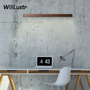 Willlustr Wood LED-Wandleuchte, moderne Wandleuchte, schwarzer Walnuss, Finnland-Kiefer, Wohnzimmer, Schlafzimmer, Restaurant, Hotel, Beleuchtung im japanischen Stil