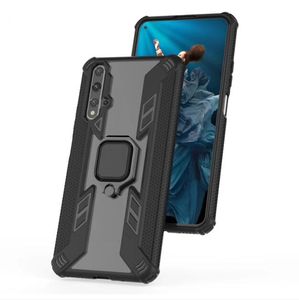 Magnetmetallring Bill Mount Kickstand Militär Drop Skyddsväska för Samsung Galaxy S10 / A20 / A30 / A50 / M20 / M30 / M10 / Not10 / Pro / A7 / A9 2019