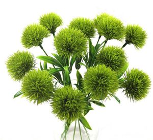 50 sztuk Single Stem Dandelion Sztuczne Kwiaty Plastikowe Kwiat Dekoracje Ślubne Długość Około 26 cm