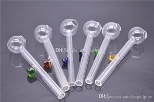 высокого качество дешевого Красочный Great Pyrex Glass Oil Burner труба Clear Glass Tube Pipe Oil Nail труба Glass Oil Pipe рука курение с балансиром