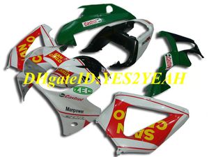 Hi-grade de molde de Injeção kit de Carenagem para Honda CBR900RR 929 00 01 CBR 900RR CBR900 2000 2001 Verde branco Carenagens set + Presentes HZ32