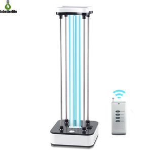 36W UV Sterilizatör Lambası 110V 220V Taşınabilir Ultraviyole Dezenfeksiyon Lambalar UVC Mikrop öldürücü Işık Timer Uzaktan Kumanda Ozon Lambası