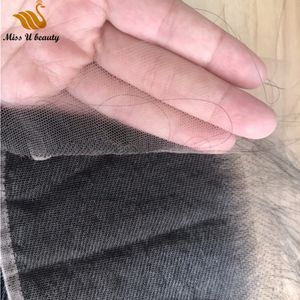 HD Spitzenverschluss Schweiz 5x5 unverarbeitete jungfräuliche menschliche Haarstücke unsichtbar transparentlace geradewellig