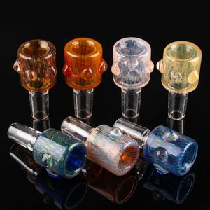 Tigela de vidro masculina de 14 mm de 14 mm colorida, limpo, bong bong pirex fumando tigelas para equipamento de cano de água plataforma