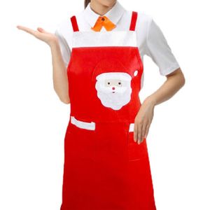 Adesivos de Parede Yeduo Christmas Aventais Red Bib Garçonete Fantasia Fantasia Trajes