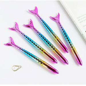 Kawaii ballpoint pióra syrena morska pióra śliczne biuro szkolne zapasy mody dziewczęta prezent Koreańskie artykuły papiernicze