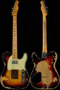 Andy Summers tributo guitarra Custom Shop Relic Masterbuilt Yuri Shishkov envejecido de la guitarra eléctrica de la edición limitada de Masterbuilt Vintage Sunburst