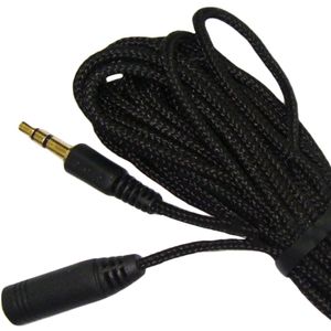 Cavo di prolunga per auricolari audio stereo da 3,5 mm 5 m / 3 m / 1,5 m ultra lungo per cuffie computer cellulare MP3 / 4