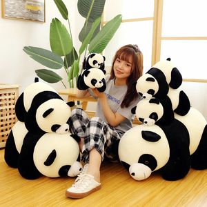 Md Śliczna pluszowa zabawka lalki panda, wielki rozmiar, 23-80 cm pluszowe zwierzęta, poduszka, poduszka, ornament na Boże Narodzenie dla dzieci, dekoracja