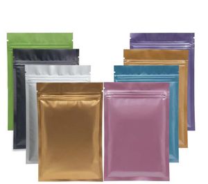 Nova multi cor Resealable Zip Mylar Saco de Sacos De Folha De Alumínio De Armazenamento De Alimentos saco de embalagem de plástico Sacos à Prova de Olho Livre s quadril