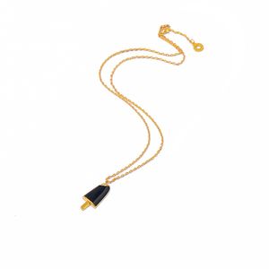 Wholesale- HIgh Quality Fashion Brand design Ice-Cream Women Necklace Accessories Wholesale 18k gold Plated chain