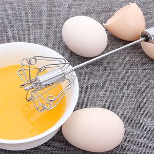 Egg Whisk Stainless Steel Kichen Tool Hand Push Whisk Blender for Home Versatile Tool for Egg Beater Milk Frother Tools for Making Cakes