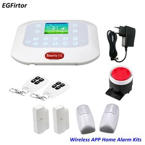 Factory Drop Smart Home Security Alarm Wireless Home Alarm Kit Inbraaksysteem met app Remote Control GSM RFID ARM D