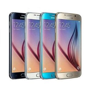 Recondicionado Samsung Galaxy S6 G920A / T G920F Desbloqueado 4G LTE Android Celular Octa Core 5.1 