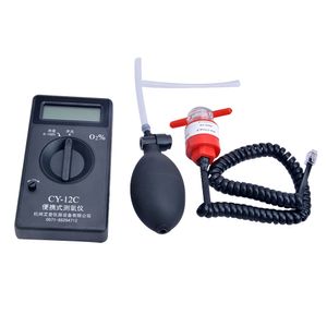 Novo Profissional Handheld Portátil O2 Concentração De Oxigênio Conteúdo Tester Alta Precisão Medidor Detector de Gás CY-12C Analyzer