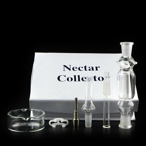 Mini Nector Koleksiyoncular Setleri 14mm 18mm Ortak Nector Toplayıcı Titanyum Nail Wax Cam El Borular Dab Straw Yüksek Kaliteli NC01