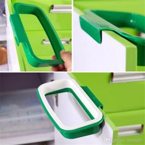 Cupboard Kitchen Cabinet Door Back Stand Trash Garbage Bags Storage Rack FA
