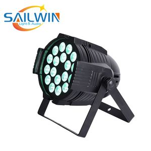 18x18W RGBWA+UV 6in1 Wireless Remote Control Alumnium LED Par Light DJ Stage Lighting For Party