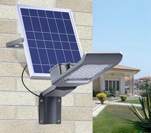 DHL 20 W 30 W LED Güneş Sokak Işık Açık Su Geçirmez IP65 Işık Kontrolü Güneş Enerjisi ile Led Işık Bahçe Yard Sokak Lambası Akıllı Uzaktan