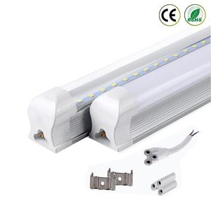 통합 LED T8 튜브 4FT 22W SMD 2,835 튜브 조명 램프 1.2M 85-265V 전구 형광등 주도