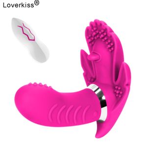 Telecomando senza fili 20 velocità pantaloni vibranti Strapon Dildo vibratore punto G e stimolatore clitorideo doppio motore donne giocattoli del sesso Y200421