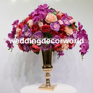 För Hold Vit Elegant Handgjorda Konstgjorda Bord Blommor Bröllop Dekorativ Blommarrangemang Decor408