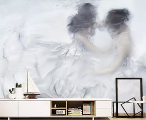 3d stereoscopic wallpaper Moderne minimalistische geprägte Wasser schöne Wohnzimmer dekorative Malerei