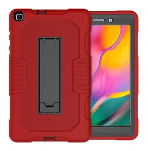 Tablet Cases For Samsung Tab A 8.0(2019)T290/T295 3 Layer Protection With Kickstand Functions Shockproof Cover