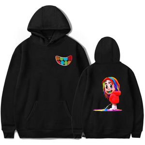 2020 69 6ix9ine Hoodies Män Casual Pullover Streetwear Sweatshirt Sudadera Hombre Male Hoodie för män