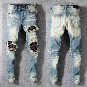 Fashion-Mens Designer Pencil Jeans Letter Printed White Denim Pants Fashion Club Clothing For Man Free Frakt Hip Hop Skinny Famous Brand