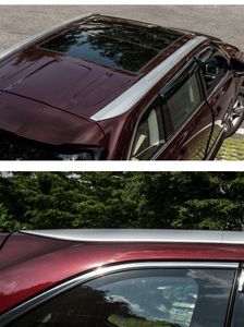 Toyota Highlander Kluger 용 사이드 바 레일 지붕 랙 2014-2017