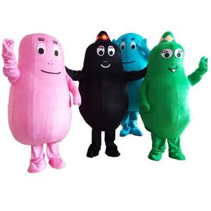 2019 Discount factory sale pink BarbaPapa mascot costume lovely beard papa adult Mascot cartoon character suit EMS free shipping