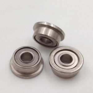 100PCS F681XZZ Flanged Bearing F681X-2Z 1,5 * 4 * 2 Miniatyrfläns Deep Groove Ballager 1.5x4x2 mm