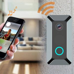 Wholesale v6 video doorbell resale online - Smart WIFI Video Doorbell camera V6 HD P Wireless visual Intercom Cloud Storage Real Time Two Way Audio night vision doorbell IP camera